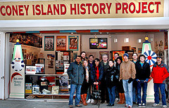 NYU Grad School Group Toured Coney Island & History Project Exhibition