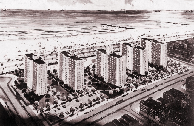 Coney Island Houses Rendering 1954