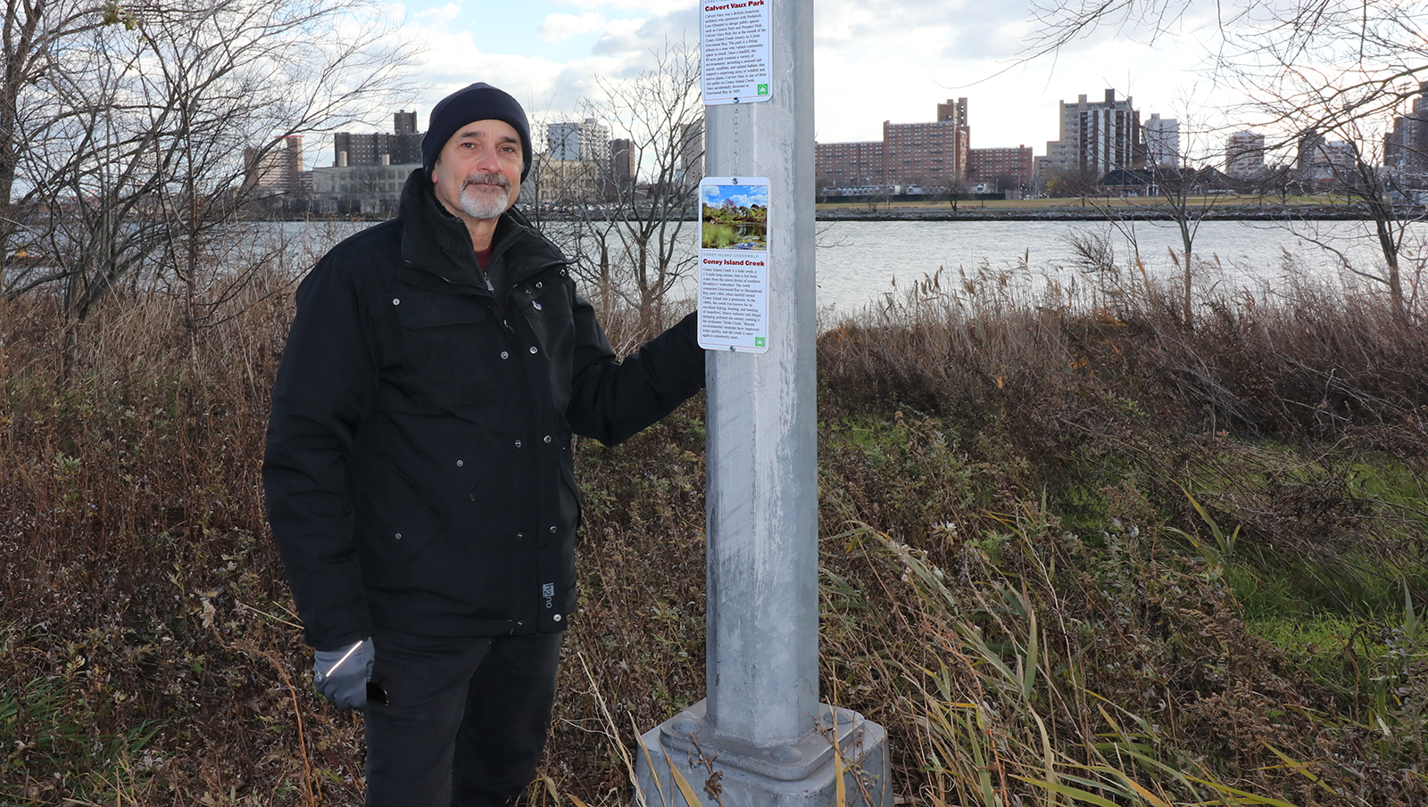 Charles Denson at Coney Island Creek