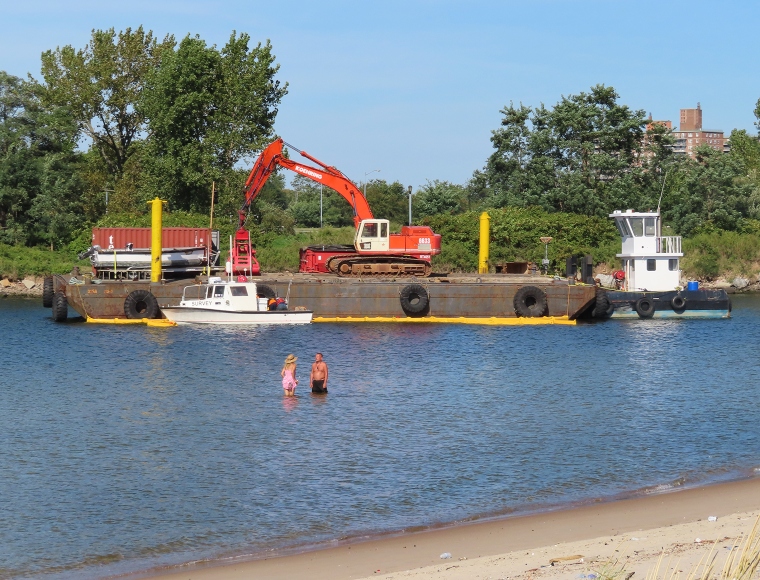 Dredge in Creek