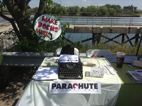 Parachute Literary Arts Poetry Making Station