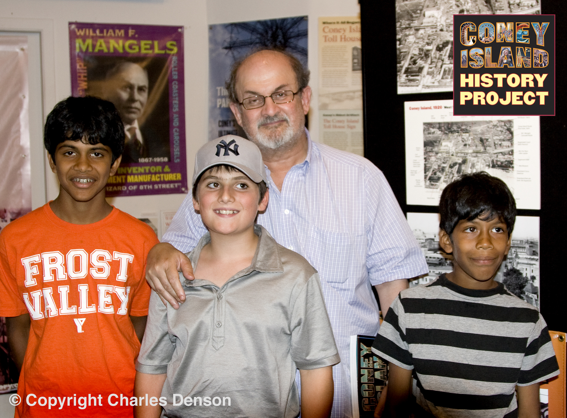 Salman Rushdie at the Coney Island History Project