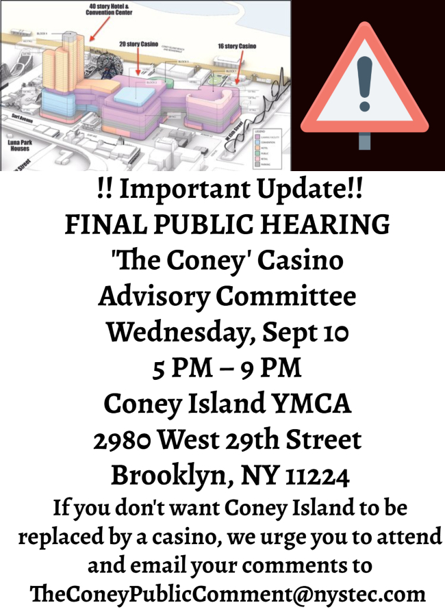 September 10 Public Hearing