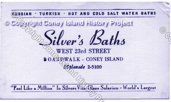 Silvers Baths Coney Island Silvers Baths Coney Island