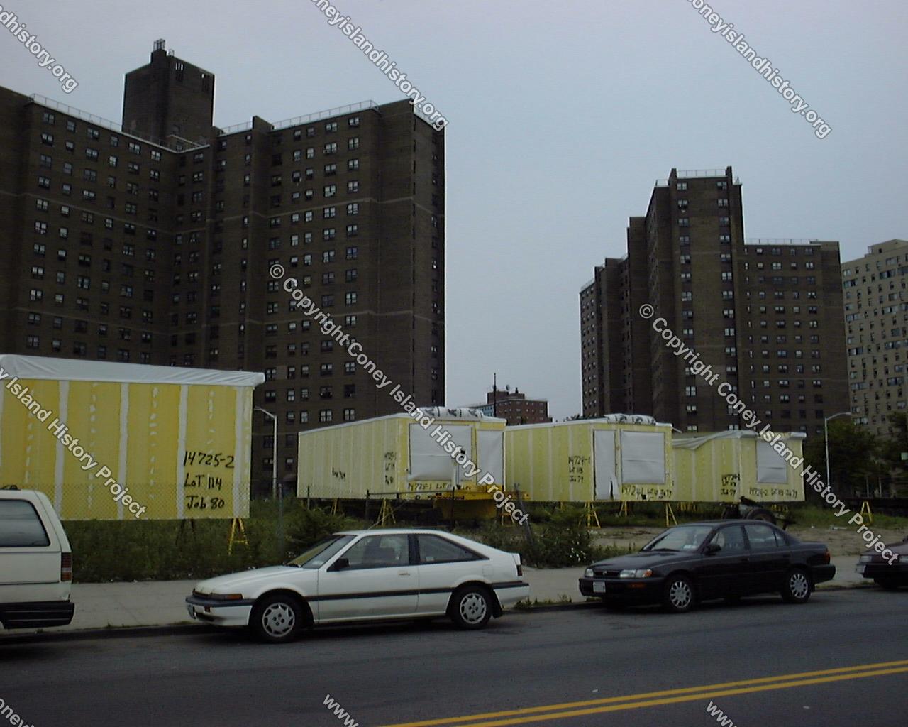 Prefab Housing, Mermaid Ave., 7221999 Coney Island History Project