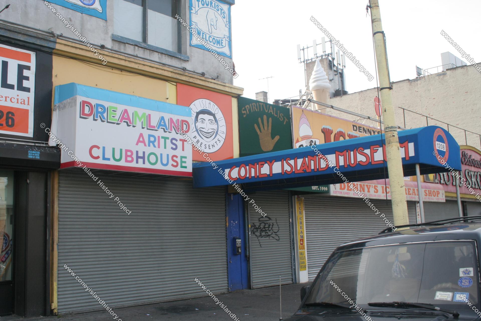 Entrance to 1206 Surf Avenue, Coney Island USA building Coney Island