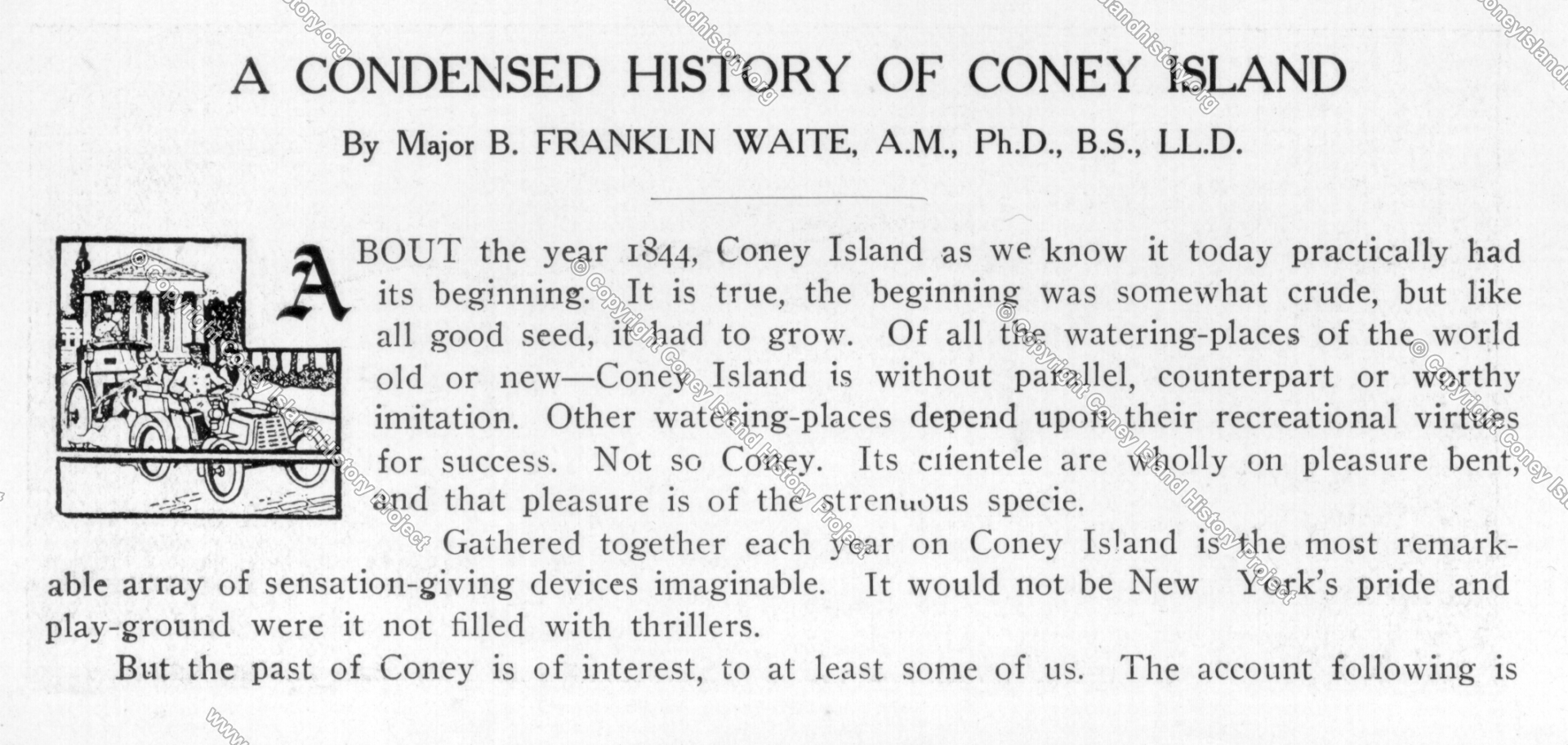 Page 04 A Condensed History of Coney Island Coney Island History Project