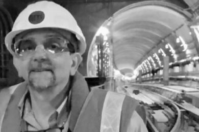 Anthony D'Amico inspecting a project.