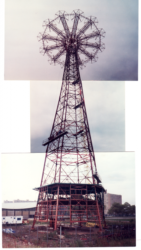 Parachute Jump structural rehabilitation, 1993 | Coney