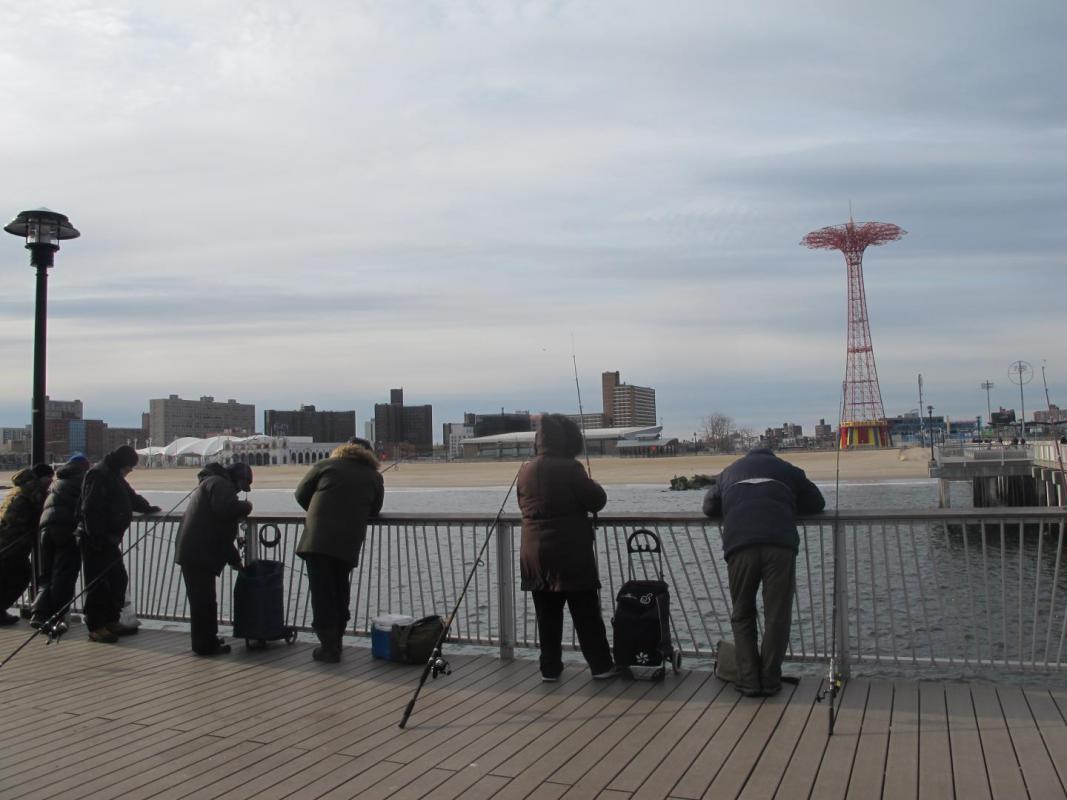 Steeplechase Pier Fishermen Coney Island History Project