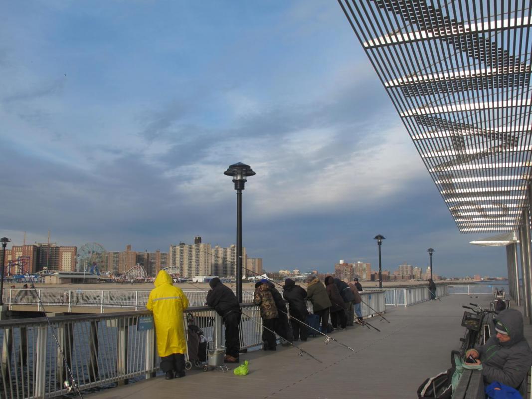 Steeplechase Pier Fishermen Coney Island History Project