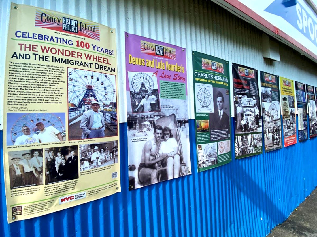 Wonder Wheel Banner Exhibit